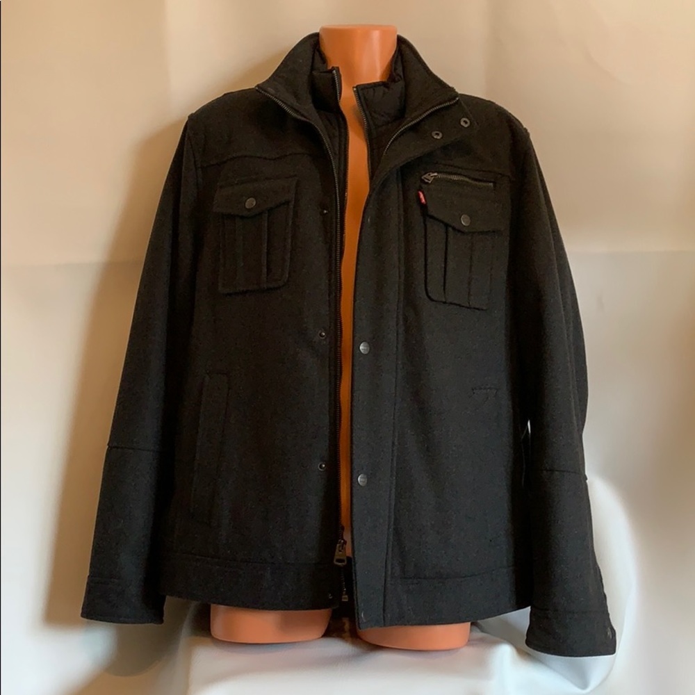 Levi’s brand dark gray men’s jacket